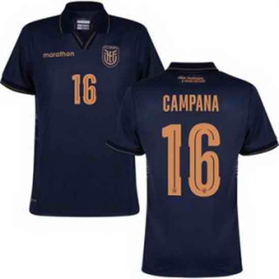 Women 16 Ecuador Leonardo Campana Away Replica Jersey   2